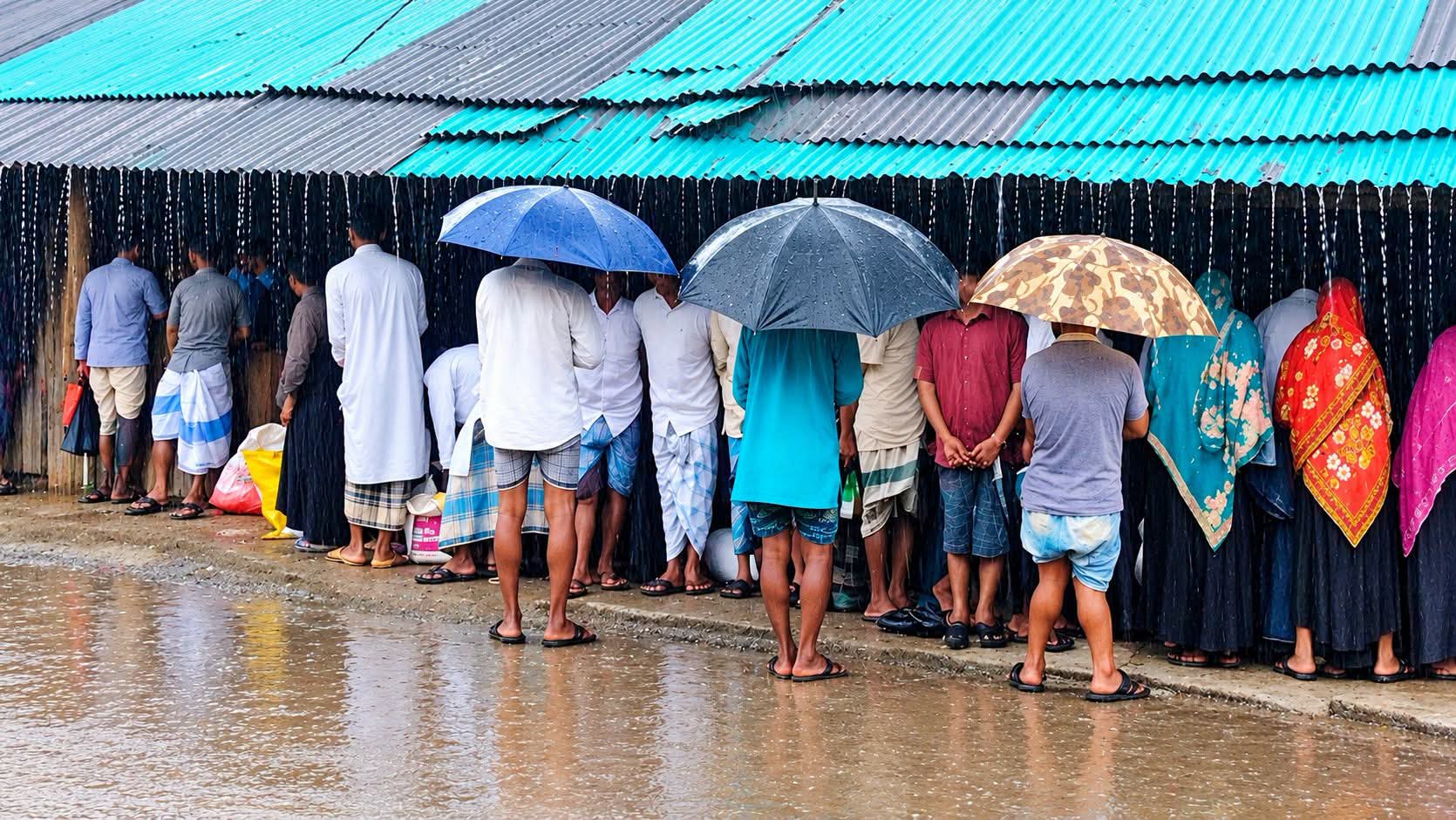 সারের জন্য দীর্ঘ লাইন